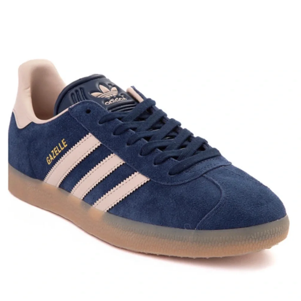 adidas Gazelle Night Indigo/Wonder Taupe Gum Sole - Picture 2 of 9